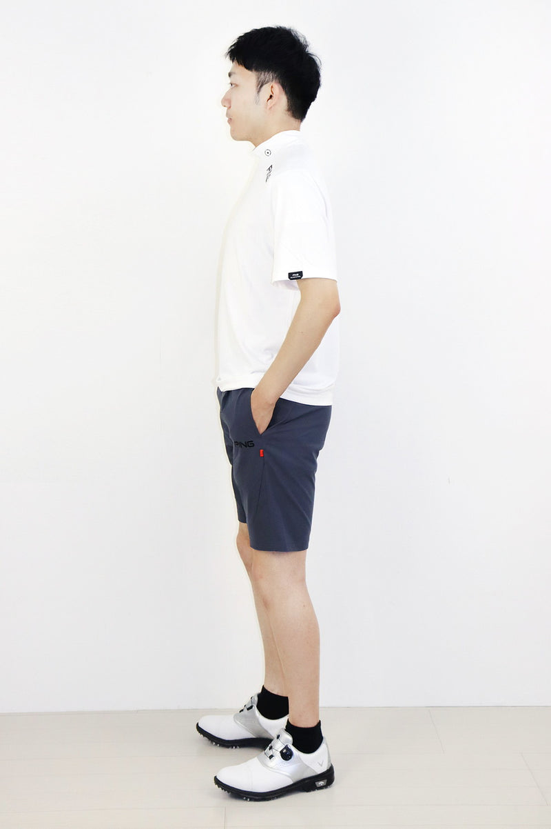 高脖子衬衫男士ping ping 2025春季/夏季新高尔夫服