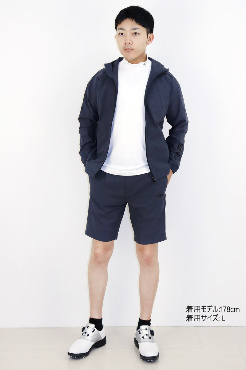 高脖子衬衫男士ping ping 2025春季/夏季新高尔夫服