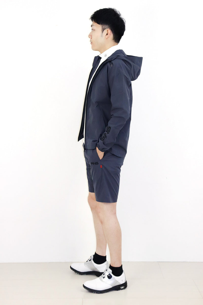 高脖子衬衫男士ping ping 2025春季/夏季新高尔夫服