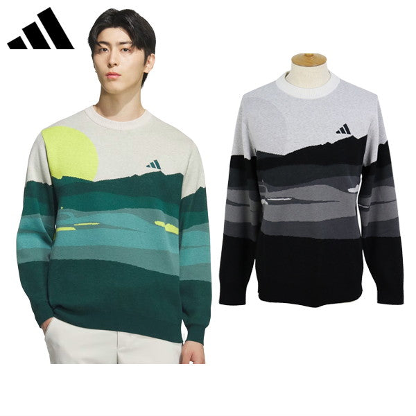 毛衣男士阿迪达斯阿迪达斯高尔夫adidas Golf日本正品2025秋冬新款高尔夫球服jvu98