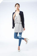 靛藍染色壓力支持者/壓縮綁腿