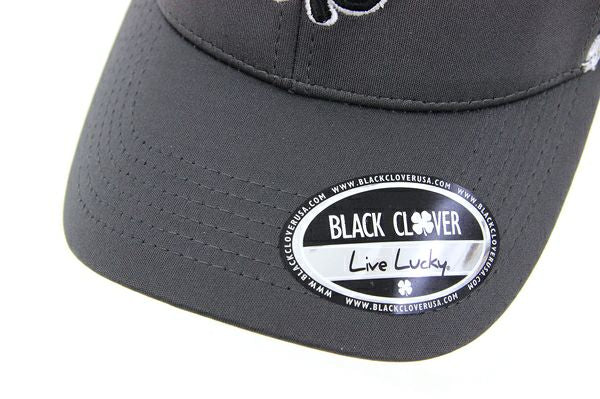 黑色三葉草日本正版 / 帽網帽 REAL TREE LUCK MESH #1 三葉草刺繡網印圖案大小可調高爾夫。