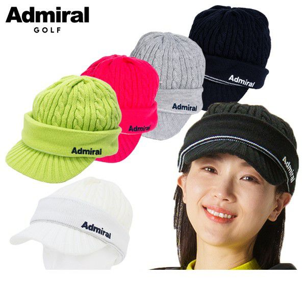 Knit hat with brim Admiral golf ADMIRAL GOLF Japan Genuine