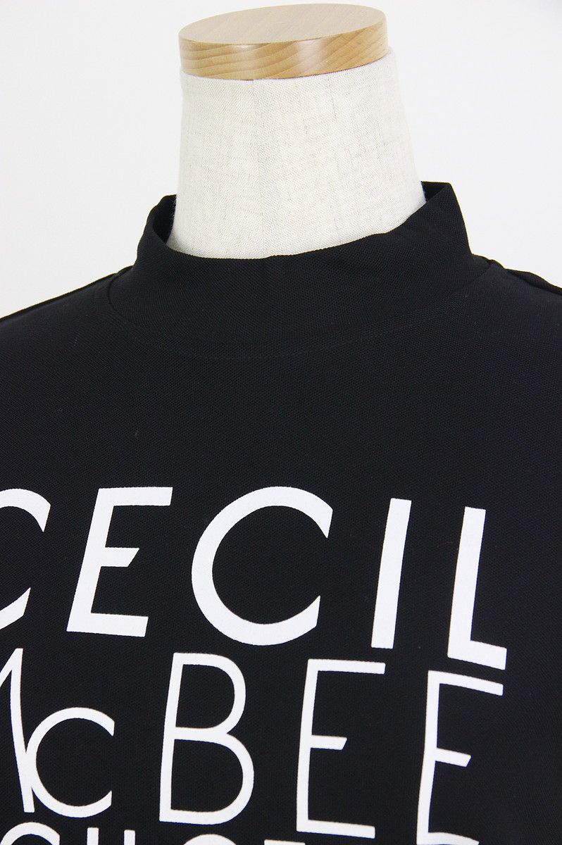 ハイネックシャツ レディース CECIL McBEE green セシルマクビー グリーン ゴルフウェア