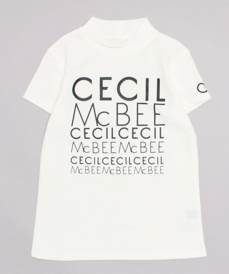 ハイネックシャツ レディース CECIL McBEE green セシルマクビー グリーン ゴルフウェア