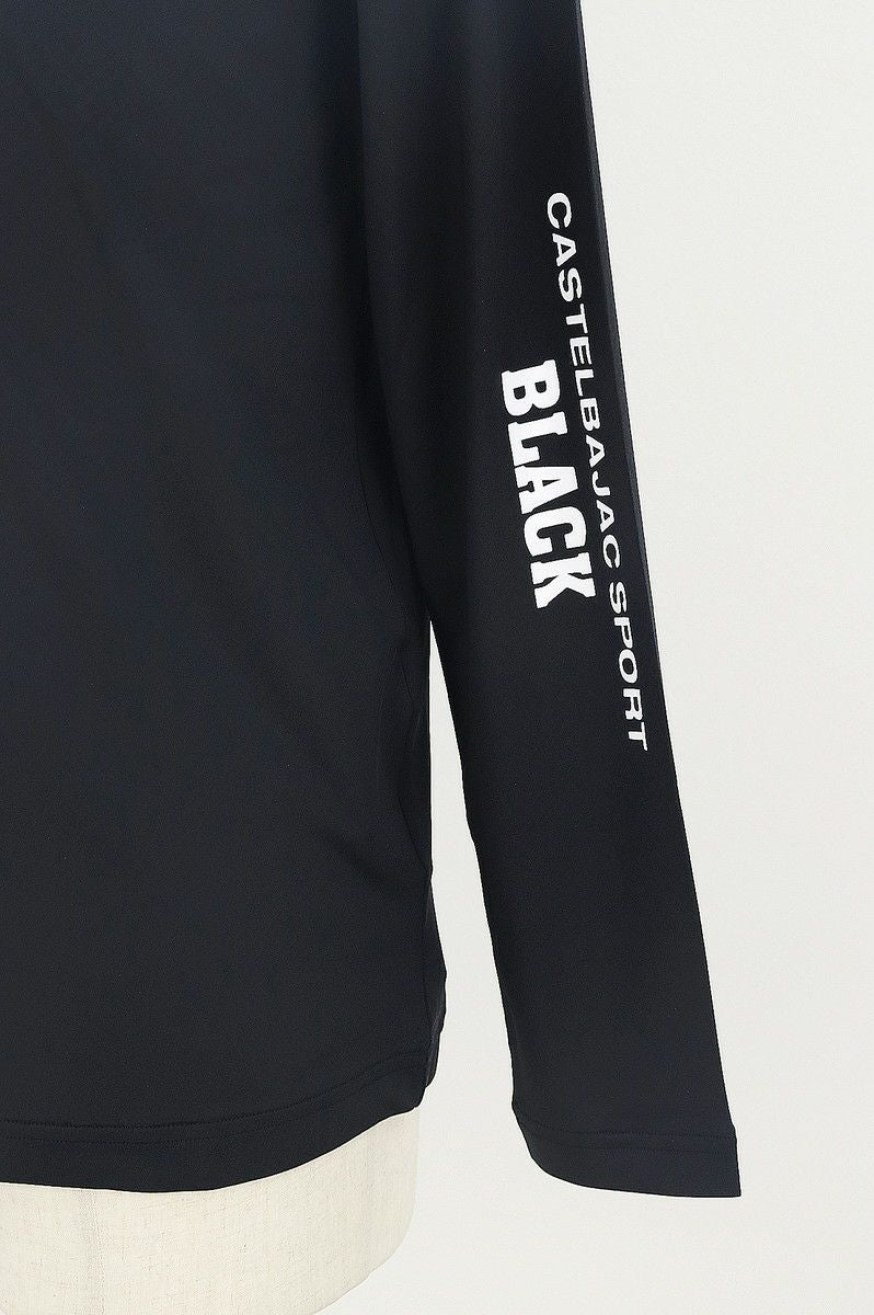 High Neck Shirt Castelba Jack Sports Black Line Castelbajac Sports Black LINE Golf wear