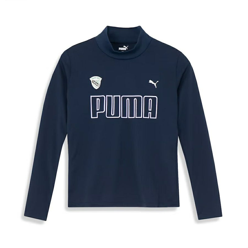 高脖子衬衫PUMA高尔夫球高尔夫日本真实日本标准2023秋季 /冬季新高尔夫服装