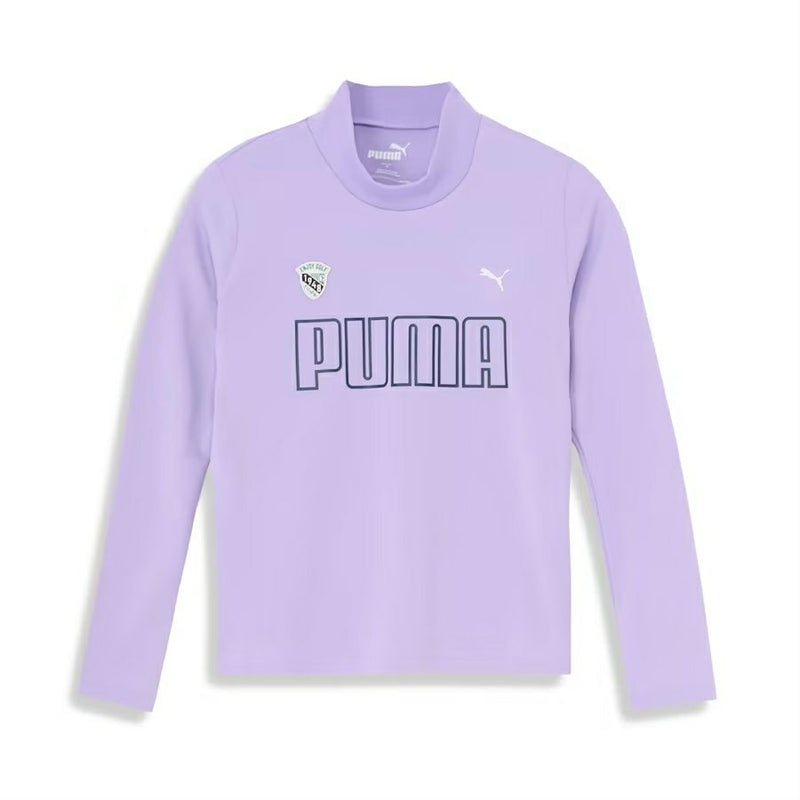 高脖子衬衫PUMA高尔夫球高尔夫日本真实日本标准2023秋季 /冬季新高尔夫服装