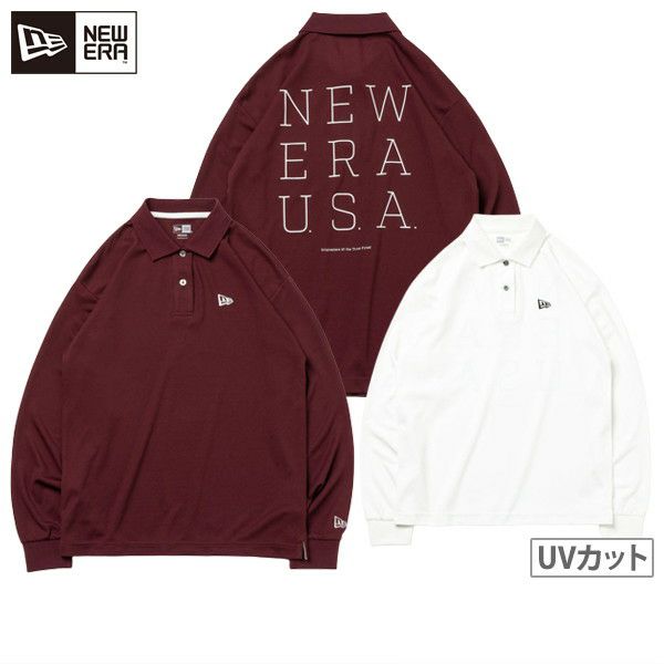 Polo Shirt New Era Golf New Era NEW ERA Japan Genuine 2023 Fall / Winter New Golf Wear