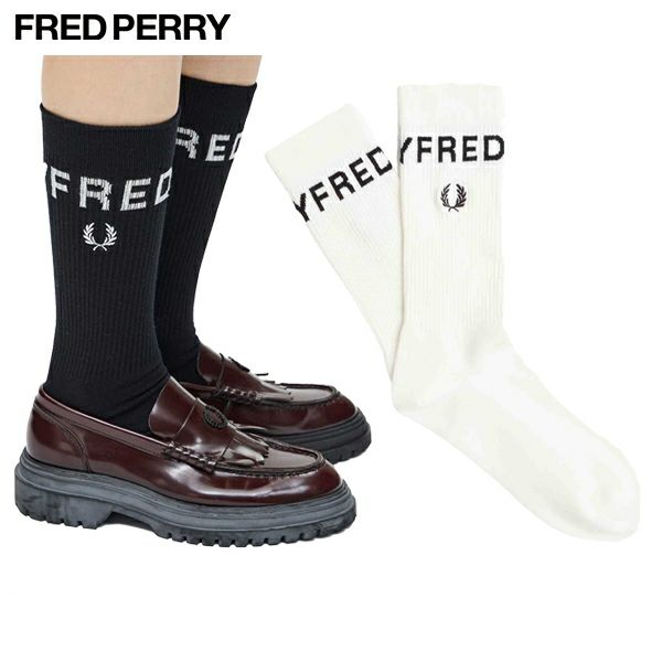 Socks Fred Perry Fred Perry Japan Genuine 2023 Fall / Winter New