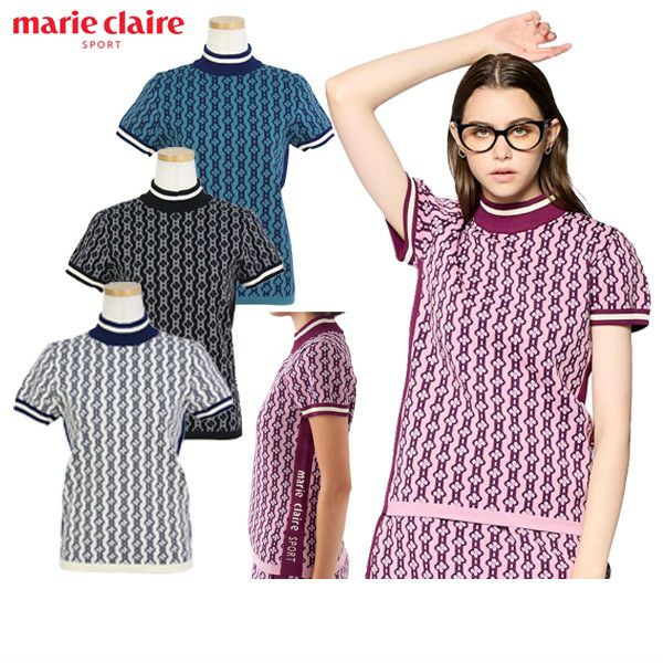 Sweater Ladies Mariclail Mari Claire Sport Marie Claire Sport 2023 Fall / Winter New Golf Wear