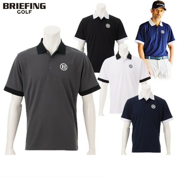 Polo Shirt Briefing Golf BRIEFING GOLF 2023 Fall / Winter New Golf Wear