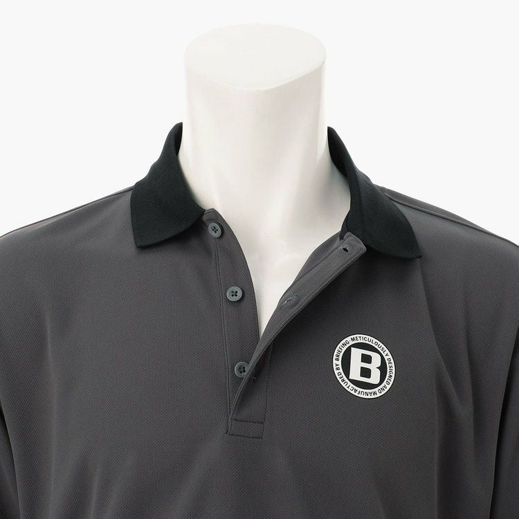 Polo Shirt Briefing Golf BRIEFING GOLF 2023 Fall / Winter New Golf Wear