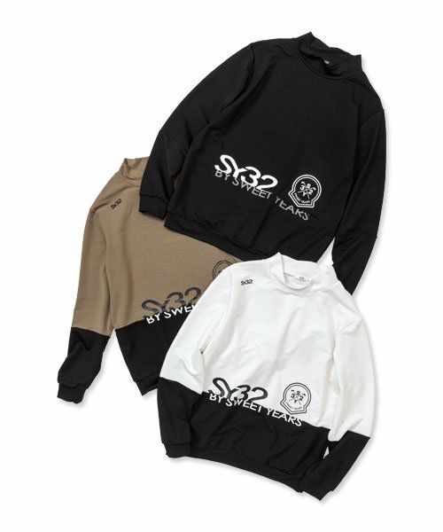 High Neck Shirt SY32 by Sweet Years Golf Eswisarty by Sweet Eyears Golf Japan Genuine 2023 Fall / Winter New Golf Wear