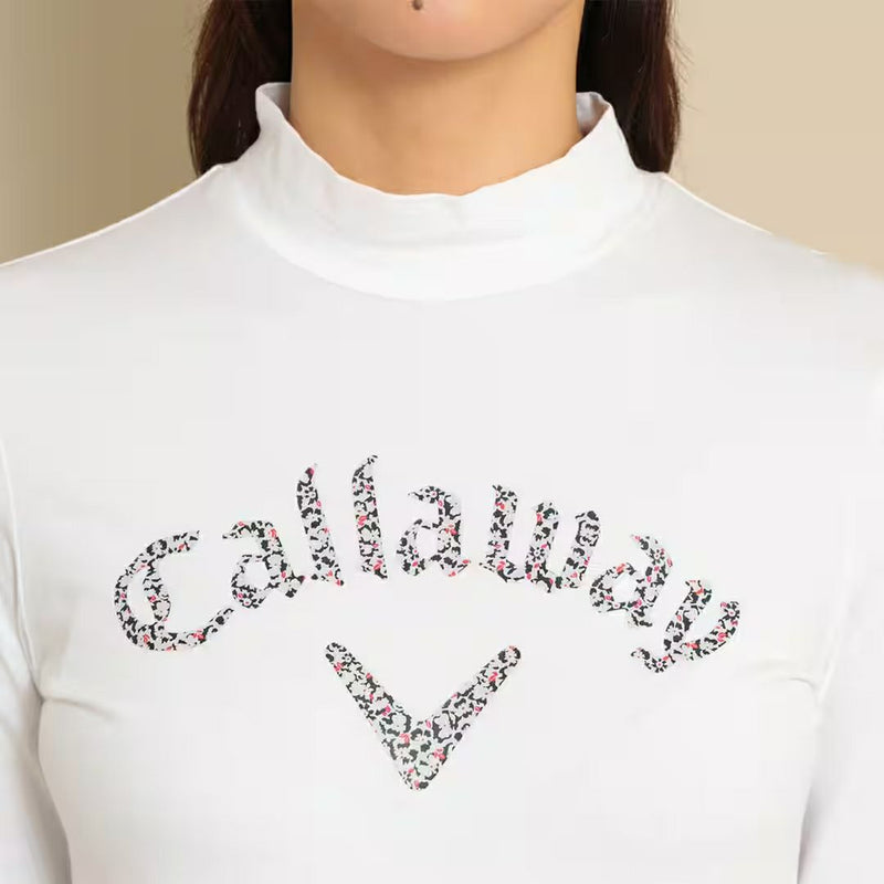 高脖子襯衫Callaway服裝Callaway高爾夫Callaway服裝2023新的秋季 /冬季高爾夫服裝