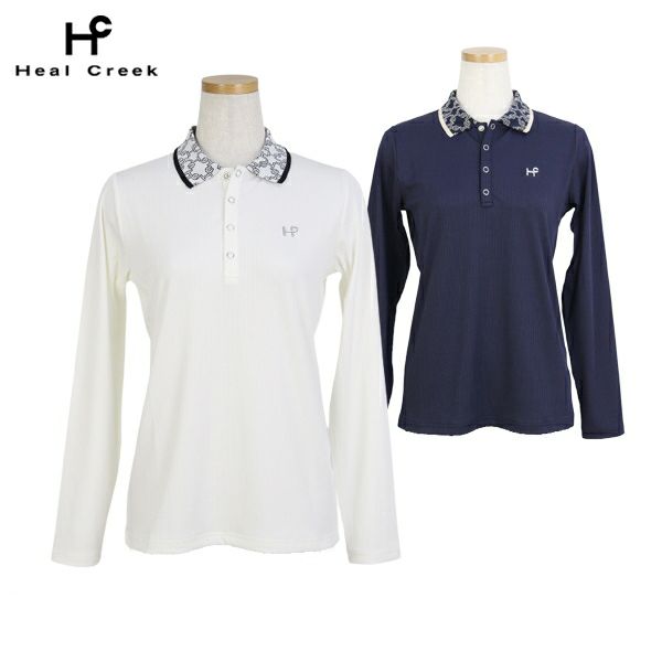 Polo Shirt Heal Creek HEAL CREEK 2023 Fall / Winter New Golf Wear