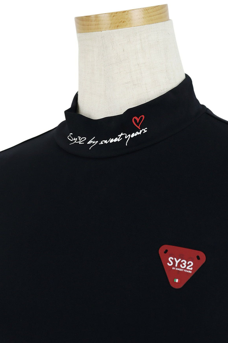 高頸襯衫SY32，Sweet年高爾夫Eswisarty，Sweet Eyears Golf Japan Japan Quarine 2023秋季 /冬季新高爾夫服裝