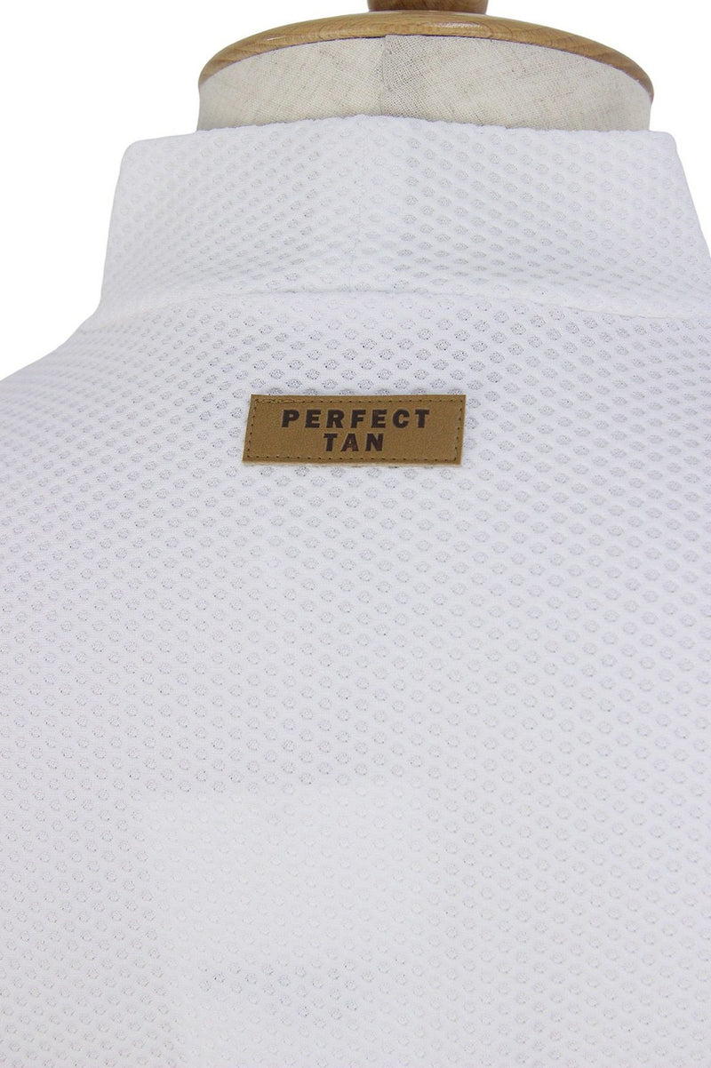 Short -sleeved high -neck shirt Perfect tongue Perfect TAN 2023 Fall / Winter New Golf wear
