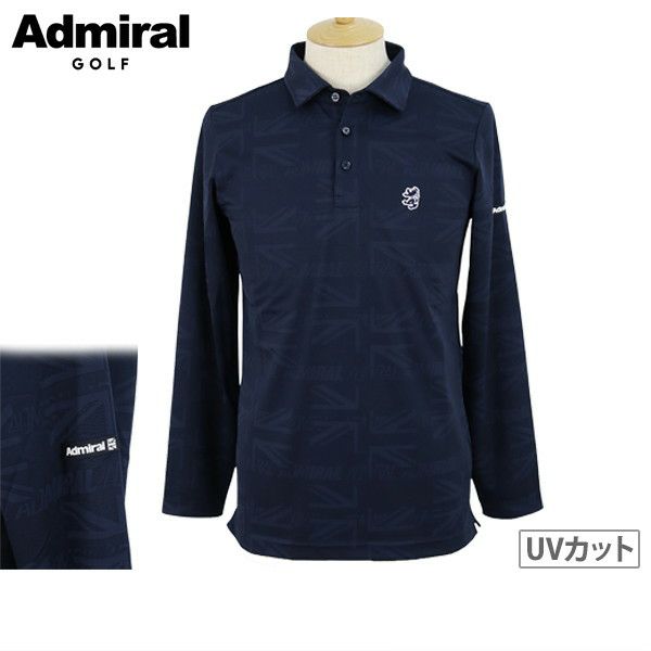 Poro襯衫高爾夫海軍上將高爾夫日本真實2023年秋季 /冬季新高爾夫服裝