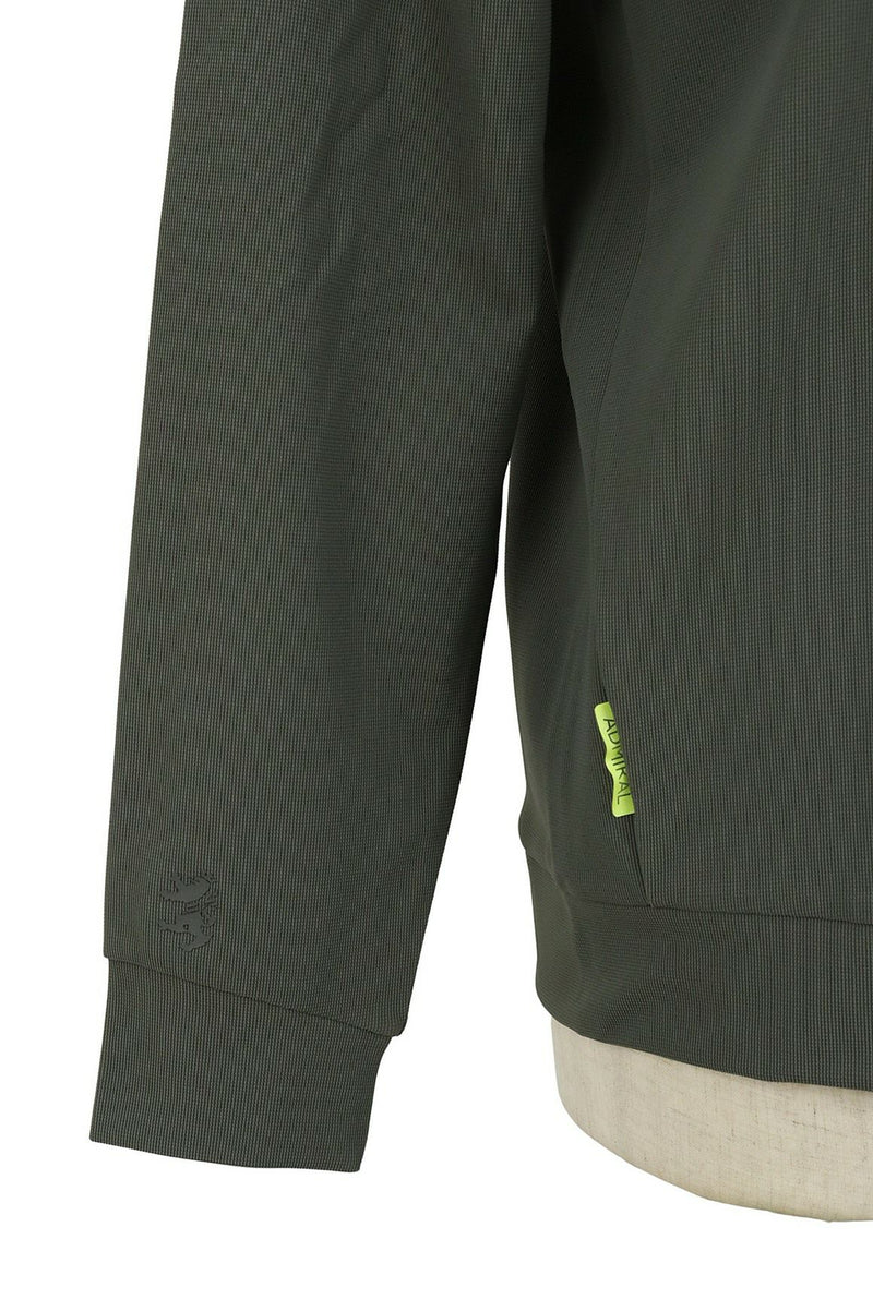 高脖子衬衫海军上将高尔夫高尔夫高尔夫日本真实2023年秋季 /冬季新高尔夫服装