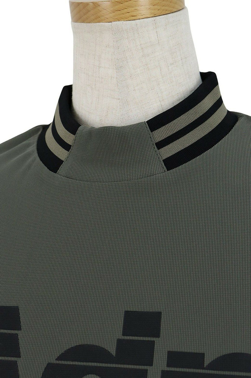 高脖子衬衫海军上将高尔夫高尔夫高尔夫日本真实2023年秋季 /冬季新高尔夫服装