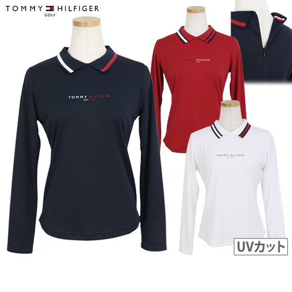 Poro衬衫Tommy Hillphiger高尔夫Tommy Hilfiger高尔夫日本真实2023秋季 /冬季新高尔夫服装