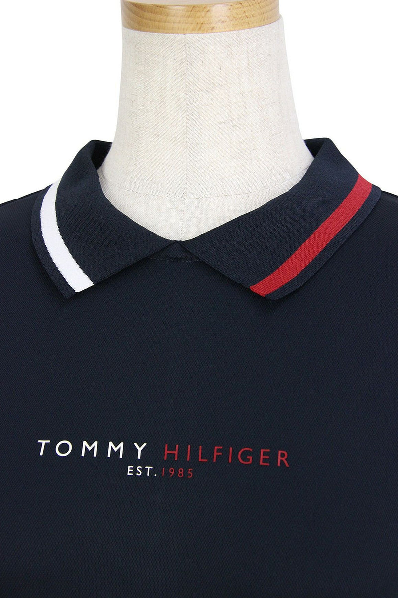 Poro襯衫Tommy Hillphiger高爾夫Tommy Hilfiger高爾夫日本真實2023秋季 /冬季新高爾夫服裝