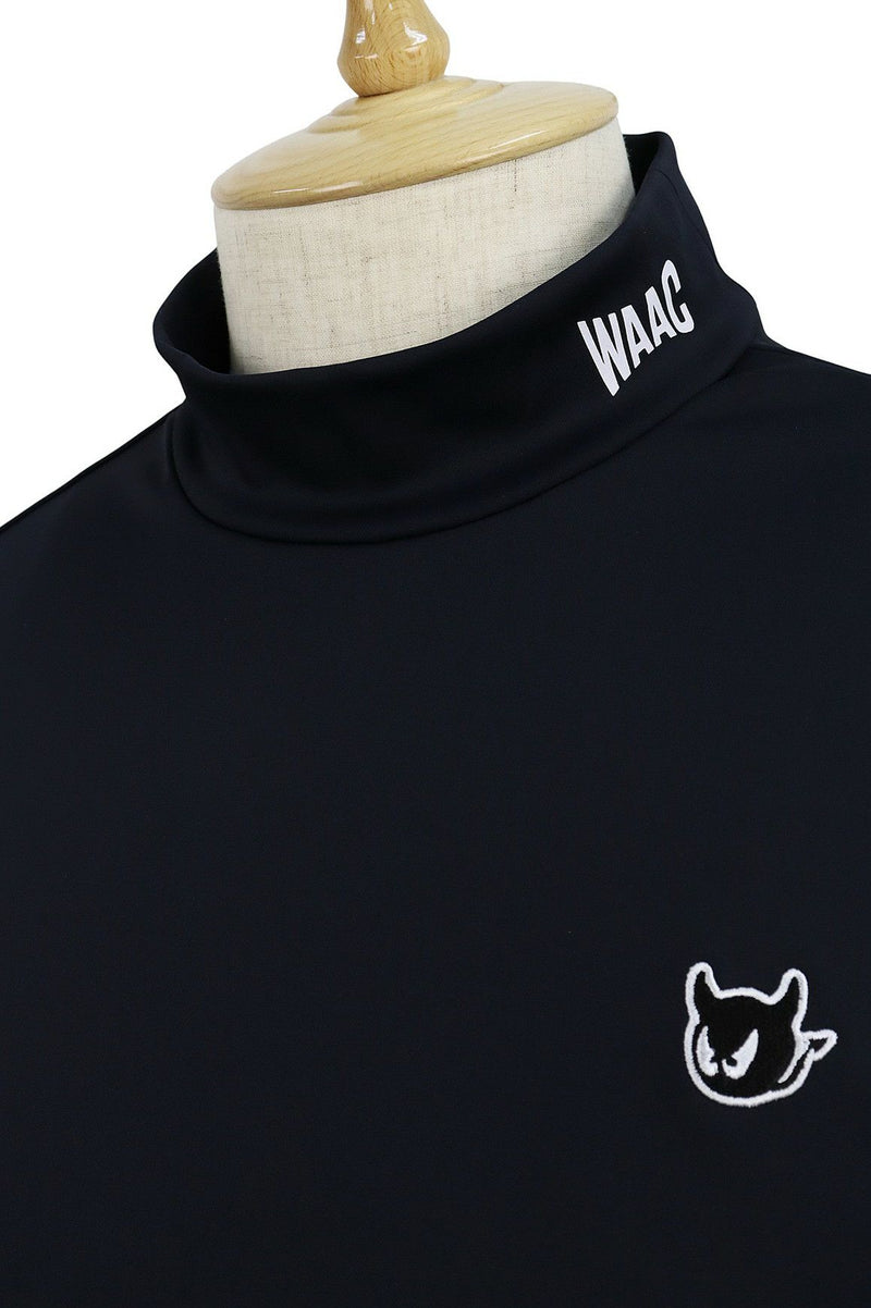 高脖子衬衫Wuck Waac Japan Pureine 2023秋季 /冬季高尔夫服装