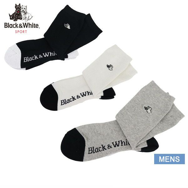 Socks Black & White BLACK & WHITE 2023 Fall / Winter New Golf