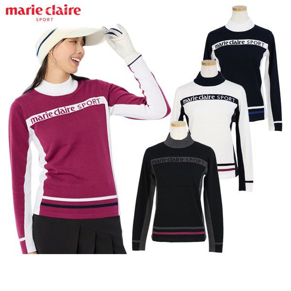 스웨터 마리 클레르 마리 클레르 스포르 marie claire sport 2023 가을 겨울 신작 골프웨어