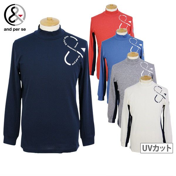 High Neck Shirt Ampassie and per se 2023 Autumn/Winter New Golf Wear