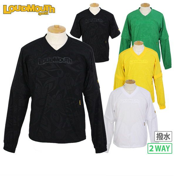 Blouson that can be used as short sleeves Loud Mouth Golf LOUDMOUTH GOLF Japanese genuine product Japanese standard 2023 Autumn/Winter New Golf Wear