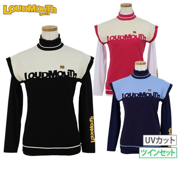 Vest with Inner Loud Mouth Golf LOUDMOUTH GOLF Japanese Genuine Product Japanese Standard 2023 Autumn/Winter New Golf Wear