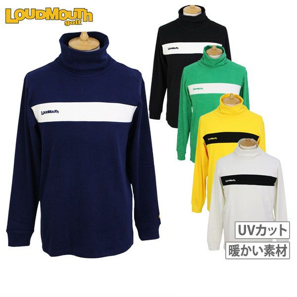 高领衬衫 Loud Mouth Golf LOUDMOUTH GOLF 日本正品日标 2023 秋冬新款高尔夫服装