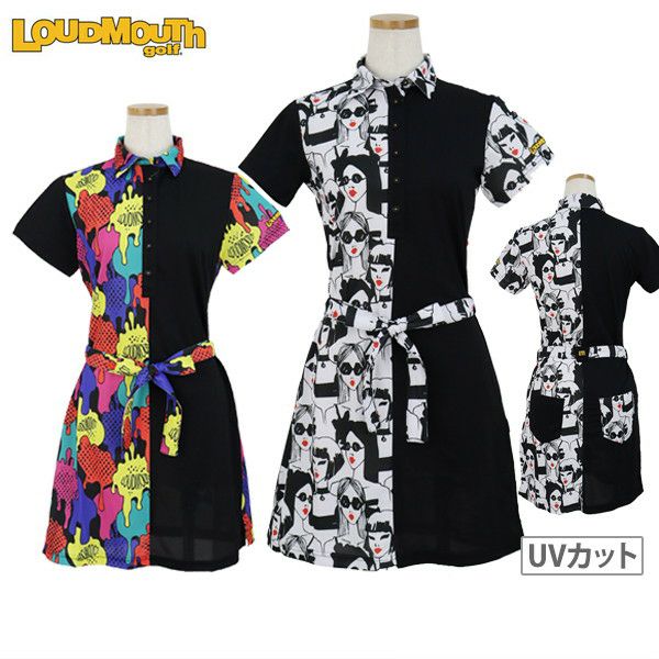 One Piece Loud Mouth Golf LOUDMOUTH GOLF Japanese Genuine Product Japanese Standard 2023 Autumn/Winter New Golf Wear