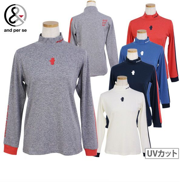 High Neck Shirt Ampassie and per se 2023 Autumn/Winter New Golf Wear