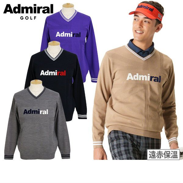 毛衣阿德米拉高爾夫Admiral Golf日本正品2023秋冬新款高爾夫服裝