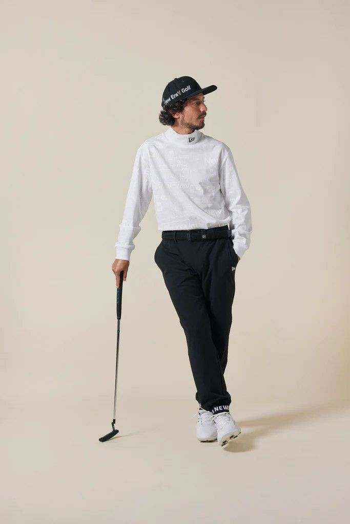 高领衬衫 New Era Golf New Era NEW ERA 日本正品 2023 秋冬新款高尔夫服装
