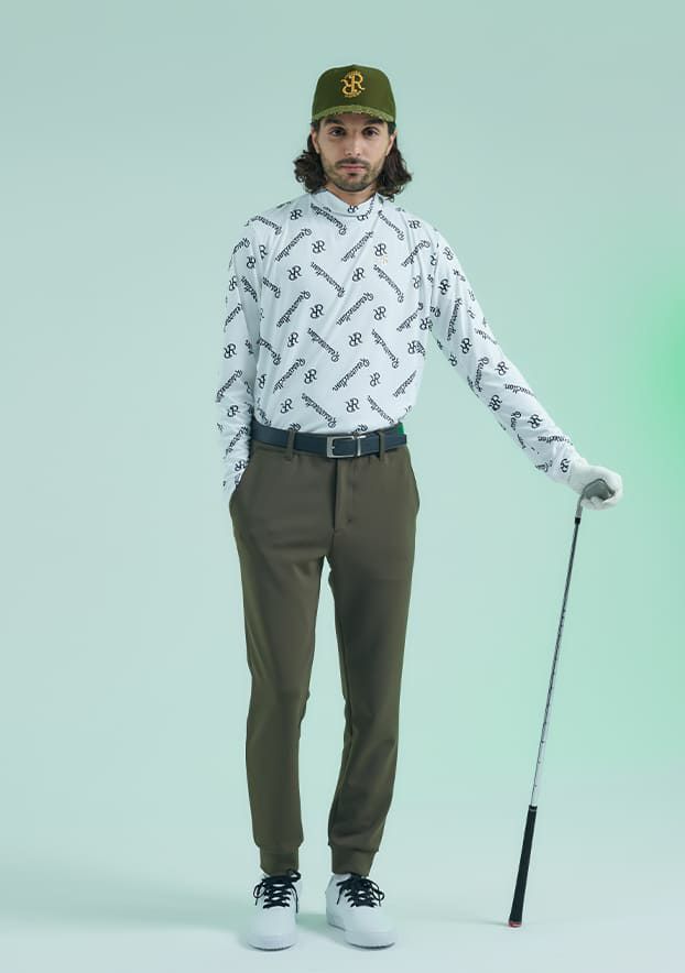 High-necked shirt: Resurrection and winter 2023 new winter, golf wear