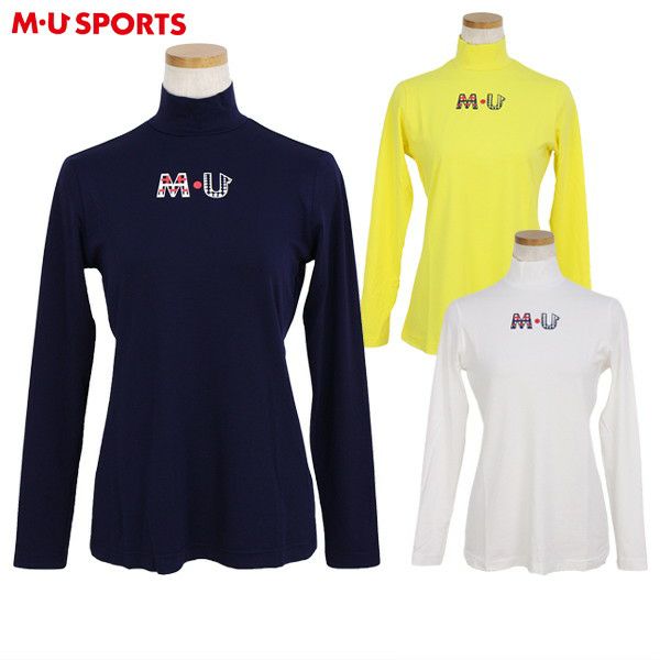 高領襯衫 MU Sports M.U SPORTS MUSPORTS 2023秋冬新款高爾夫服
