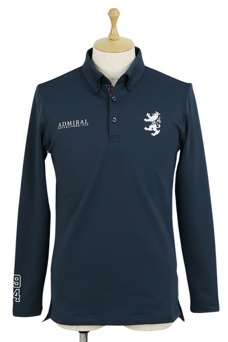 Poro Shirt Admiral Golf ADMIRAL GOLF Japan Genuine 2023 Fall / Winter New Golf Wear