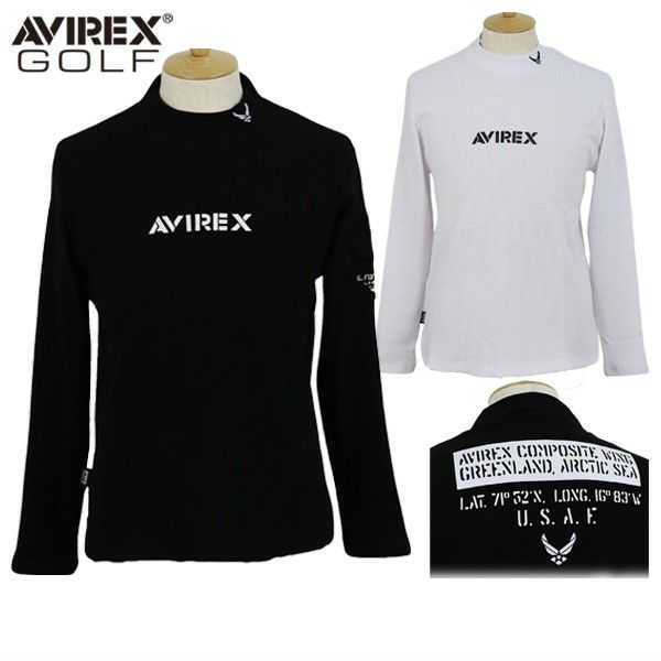 高颈衬衫Avirex高尔夫Avirex高尔夫2023秋季 /冬季新高尔夫服装