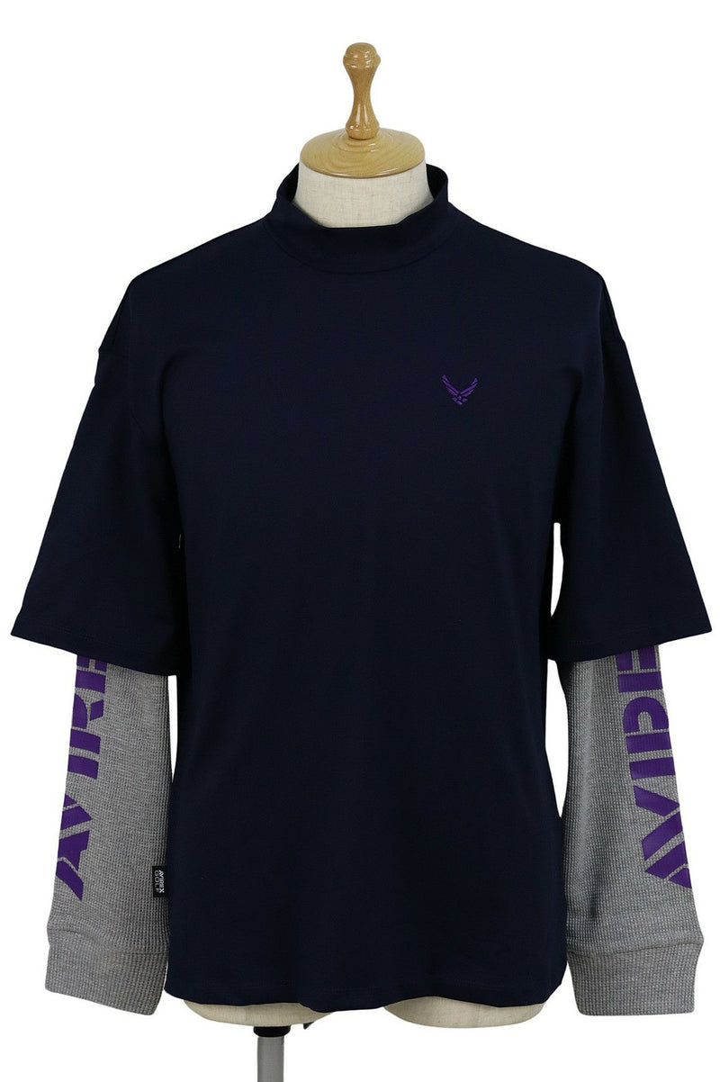 하이 넥 셔츠 avirex 골프 avirex 골프 2023 가을 / 겨울 새 골프 착용