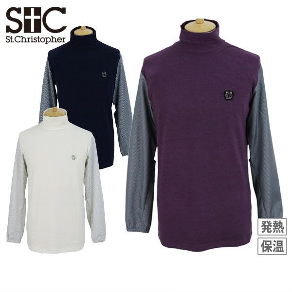 High Neck Shirt Storist ST.CHRISTOPHER 2023 Fall / Winter New Golf wear