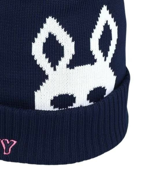 针织帽子Psycho Bunny Psycho Bunny Japan Japan Purenine 2023秋季 /冬季新高尔夫