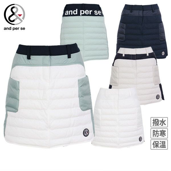 Skirt Anpas AND PER SE 2023 New Fall / Winter Golf wear