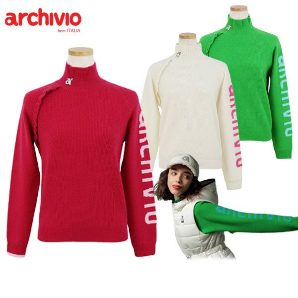 스웨터 Archivio Archivio 2023 가을 / 겨울 새 골프 착용