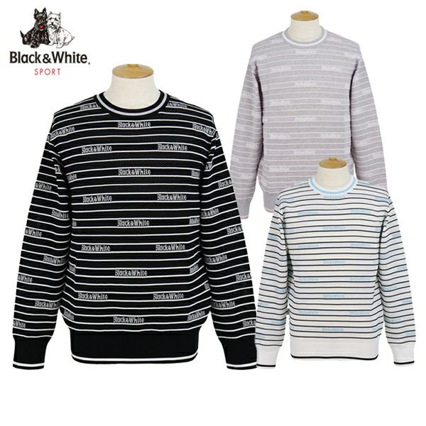 Sweater Men's Black & White Black & White 2024 Spring / Summer New Golf Wear