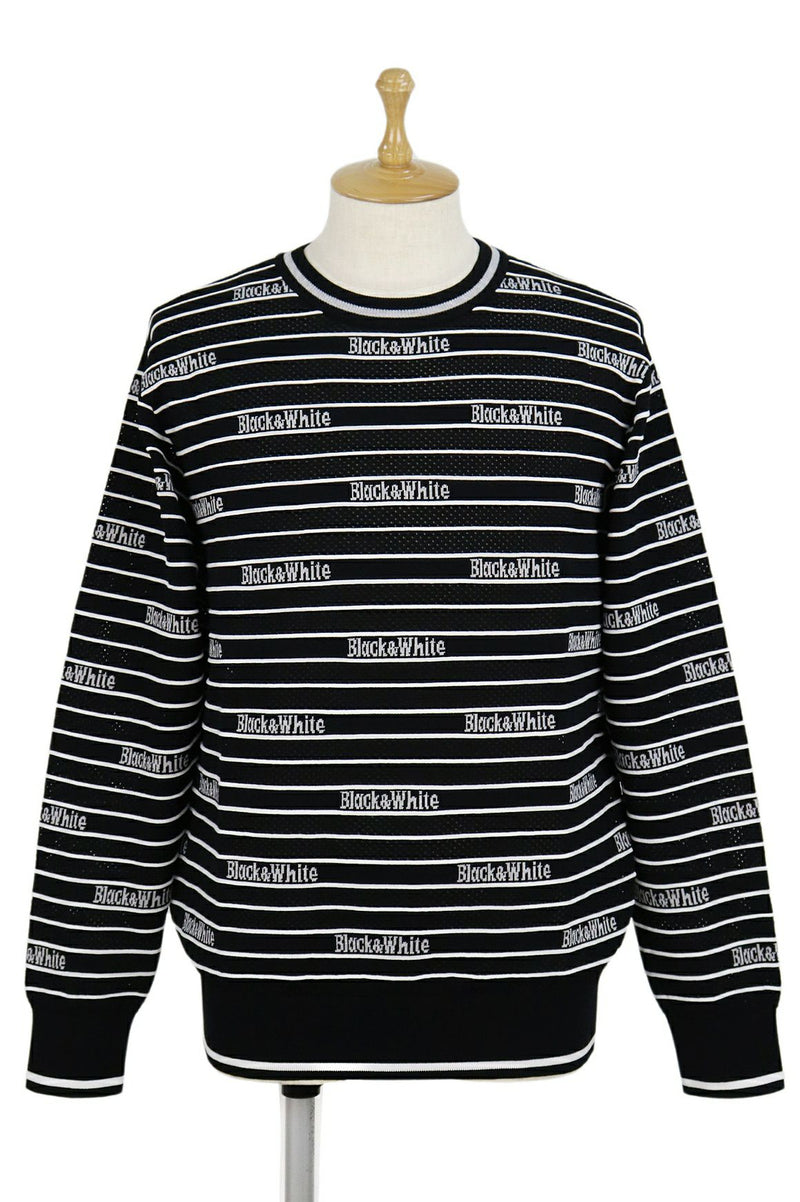 스웨터 남자 흑백 흑백 흑백 2024 스프링 / 여름 새 골프 착용