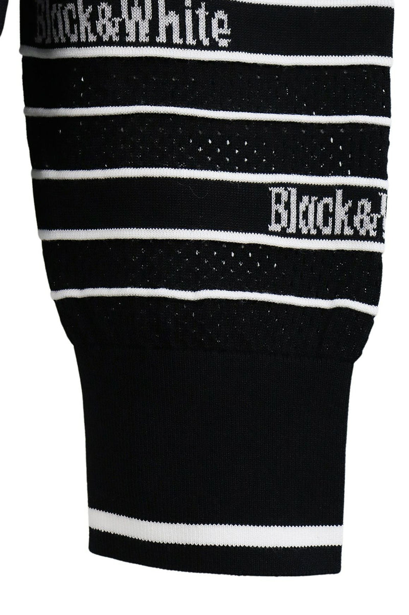 セーター メンズ ブラック＆ホワイト Black＆White 2024 春夏 新作 ゴルフウェア